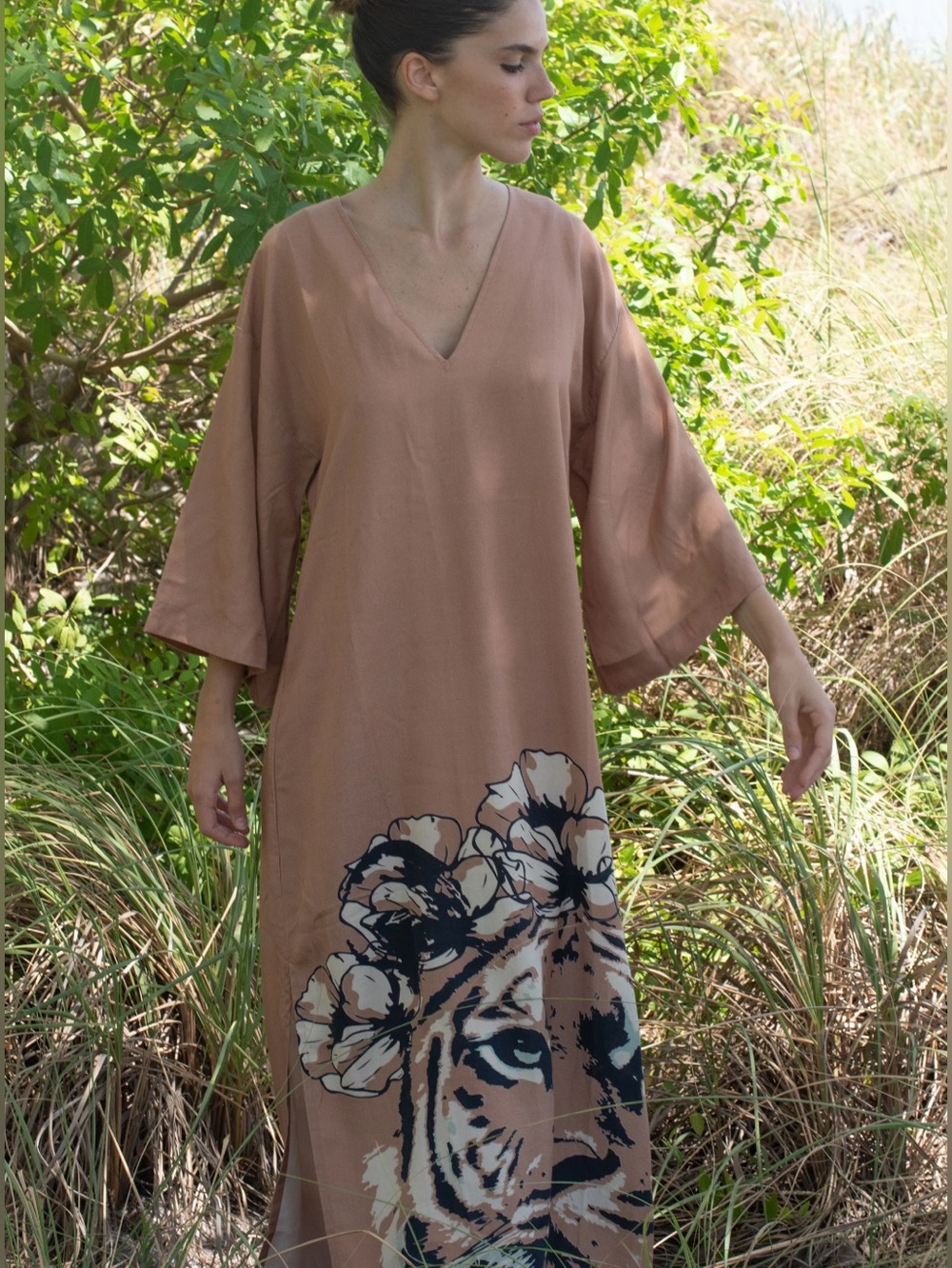 Las Surenas Lion Love Kaftan Dress - XL - NWT